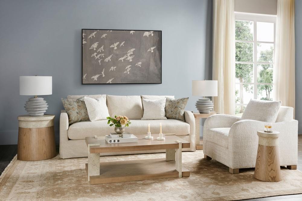 Theodore Alexander Living Catalina Side Table III in Dune Finish House of Isabella UK