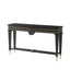 Console Table Mid Century with Brass Peg Feet.
