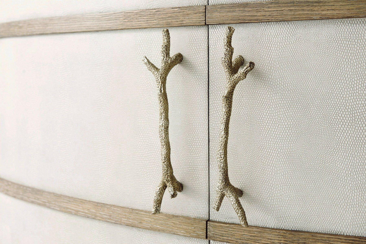 Curved Cabinet Brandon in Champagne.