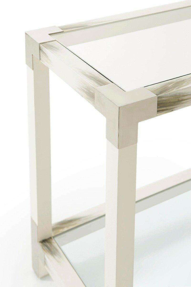 Cutting Edge Console Table in White.