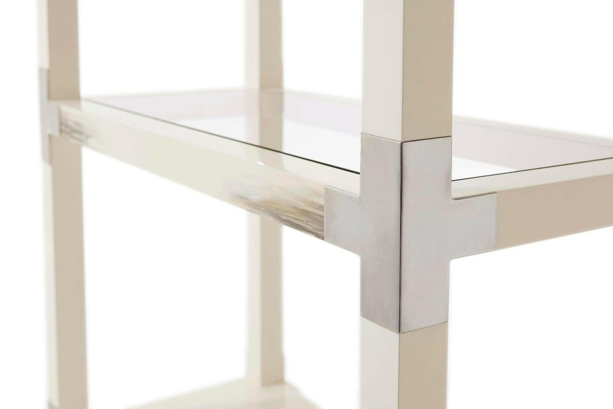 Cutting Edge Shelving Unit in White.