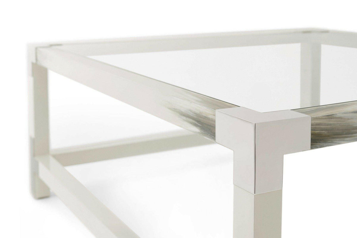 Cutting Edge Square Coffee Table in White.