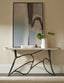 Theodore Alexander Living Essence Console Table in White Oak House of Isabella UK