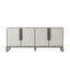Theodore Alexander Living Essence Media Cabinet in Smooth Grey House of Isabella UK