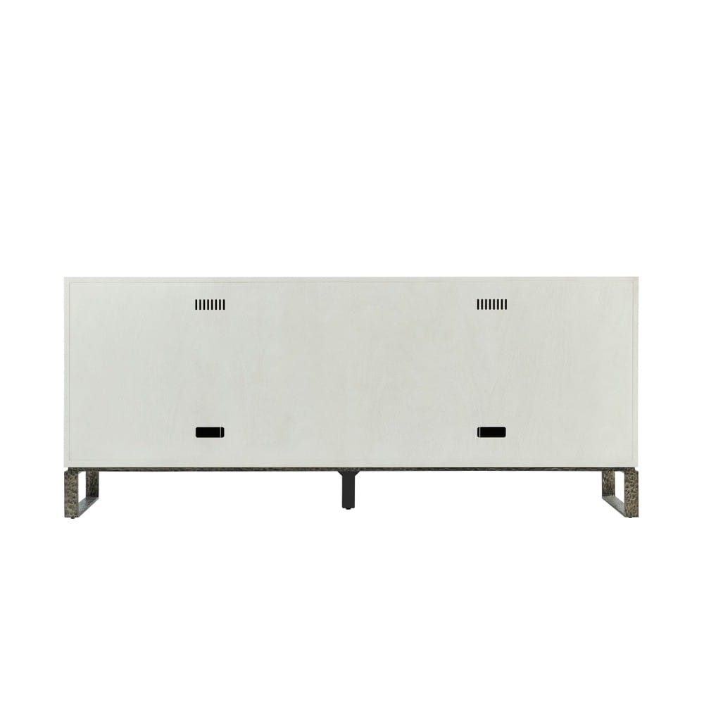 Theodore Alexander Living Essence Media Cabinet in Smooth Grey House of Isabella UK