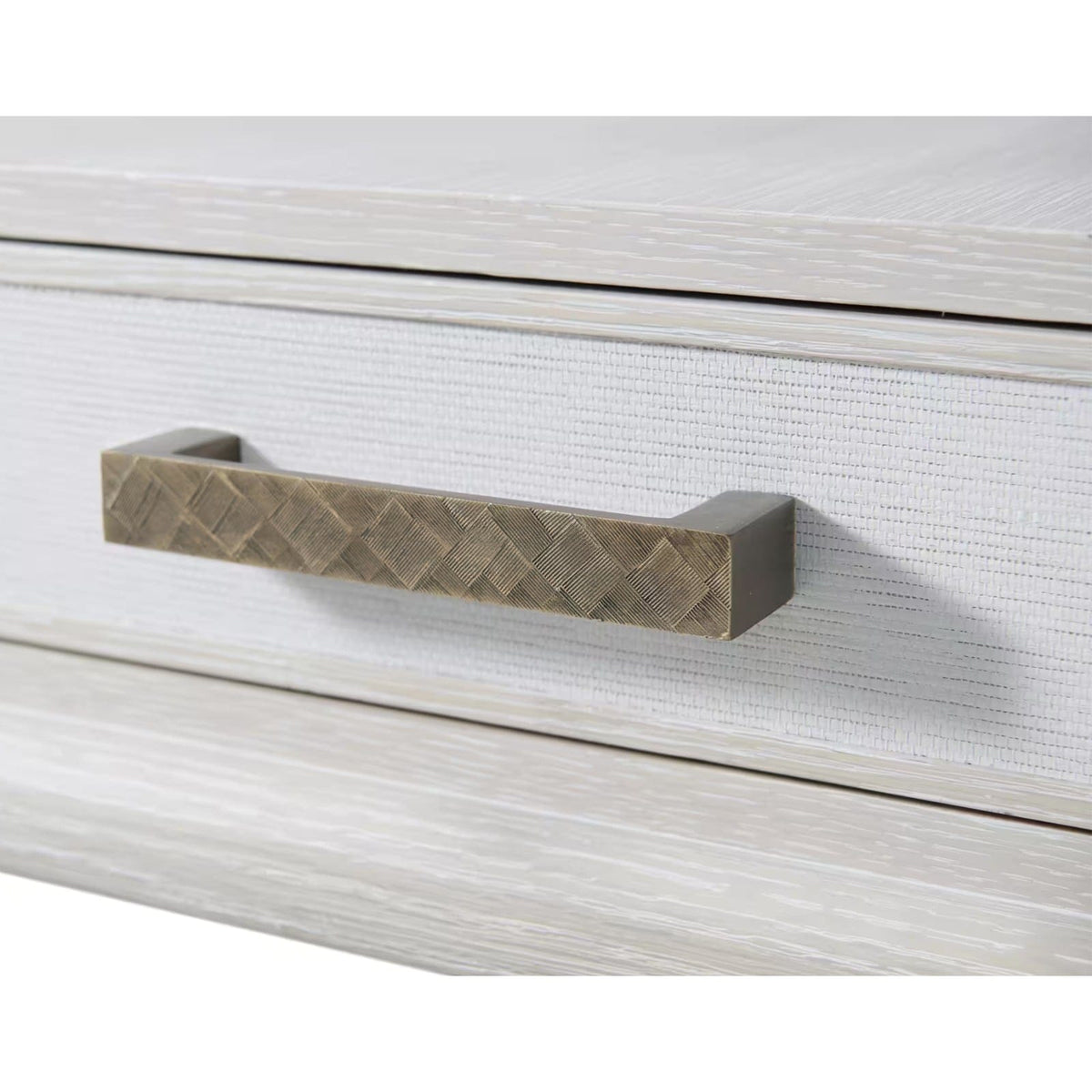 Theodore Alexander Living Flagler Side Table with Wallpaper Drawer Front House of Isabella UK
