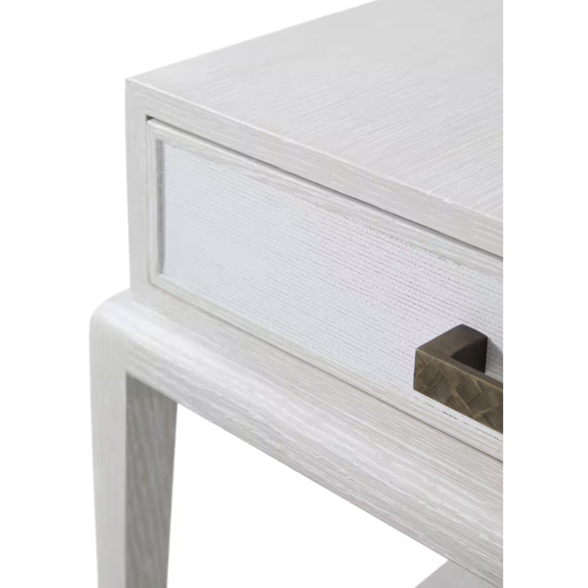 Theodore Alexander Living Flagler Side Table with Wallpaper Drawer Front House of Isabella UK