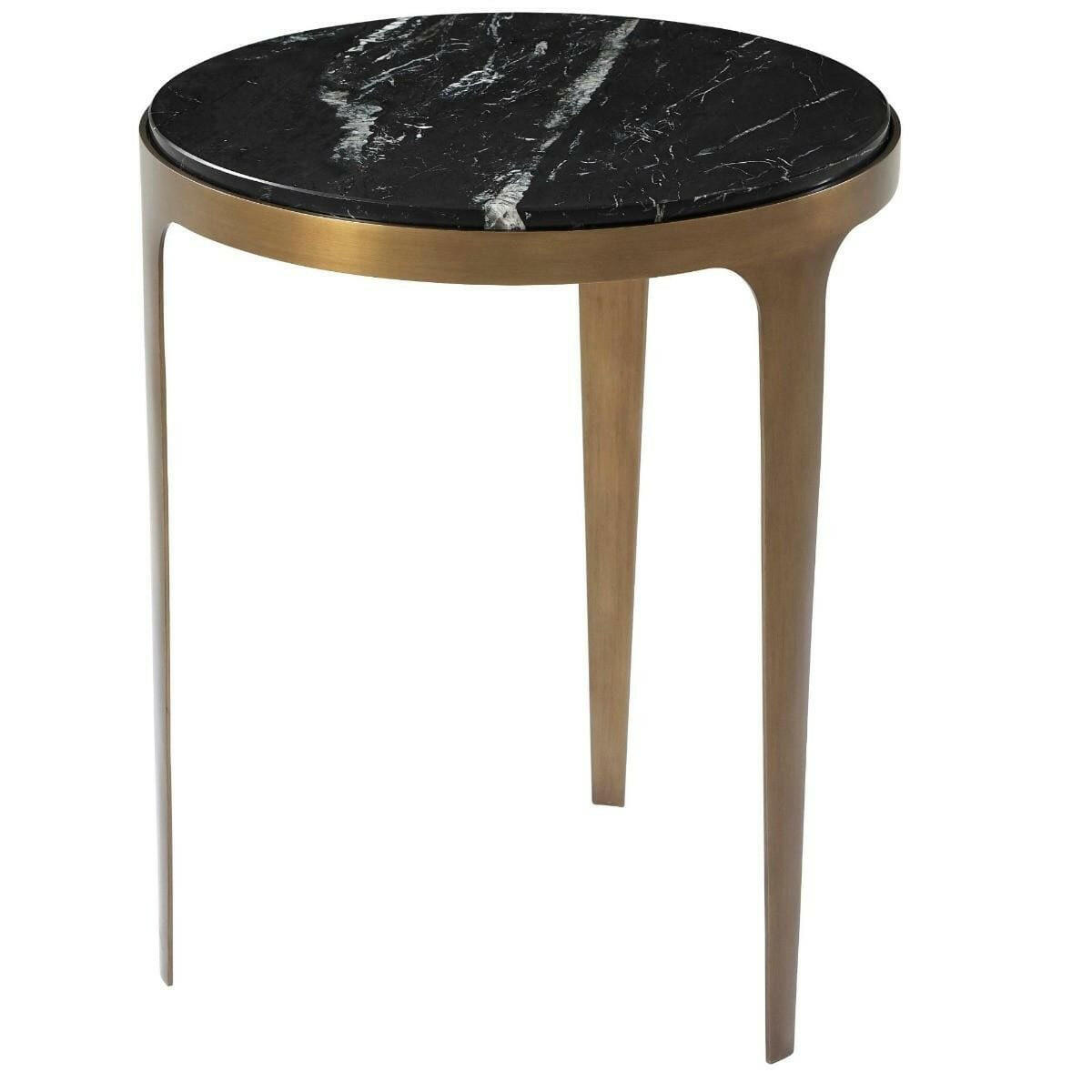 Gennaro Accent Table with Marble Top.