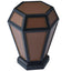 Theodore Alexander Living Hexagon Side Table Penelope in Caramel House of Isabella UK