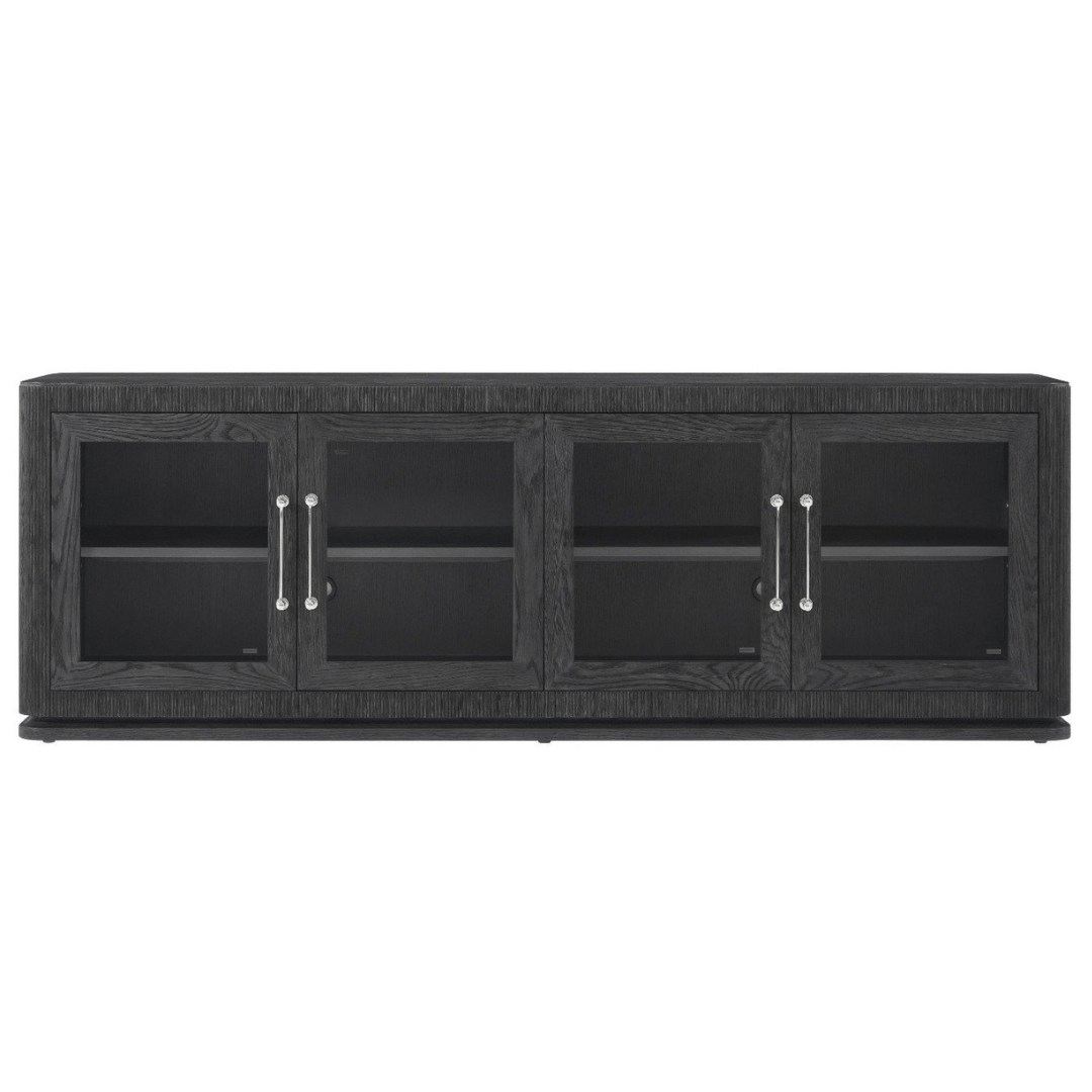 Theodore Alexander Living Horizon Media Cabinet in Carbon Finish House of Isabella UK