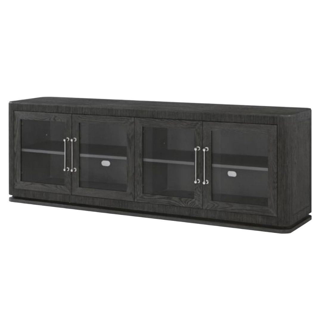 Theodore Alexander Living Horizon Media Cabinet in Carbon Finish House of Isabella UK