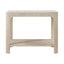 Theodore Alexander Living Horizon Rectangular Quartz Side Table House of Isabella UK