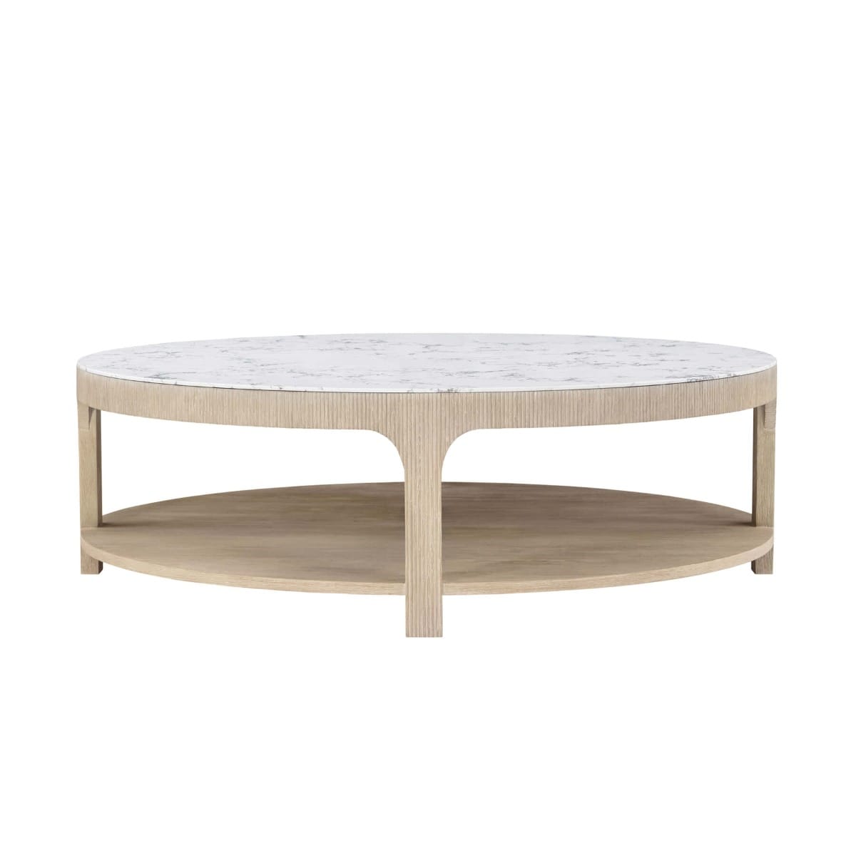 Theodore Alexander Living Horizon Round Quartz Coffee Table House of Isabella UK