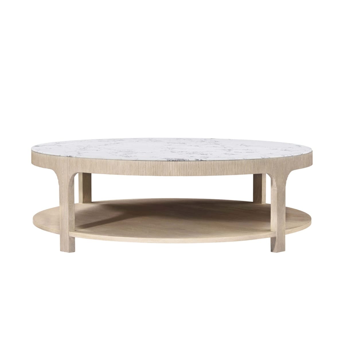 Theodore Alexander Living Horizon Round Quartz Coffee Table House of Isabella UK