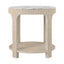 Theodore Alexander Living Horizon Round Quartz Side Table House of Isabella UK