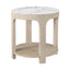 Theodore Alexander Living Horizon Round Quartz Side Table House of Isabella UK