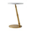 Theodore Alexander Living Kesden Accent Table Bianco Marble Top House of Isabella UK