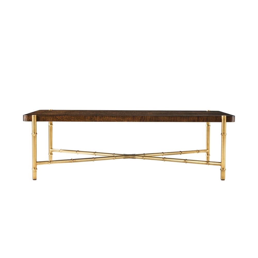 Theodore Alexander Living Kesden Coffee Table Ash Burl Veneer House of Isabella UK