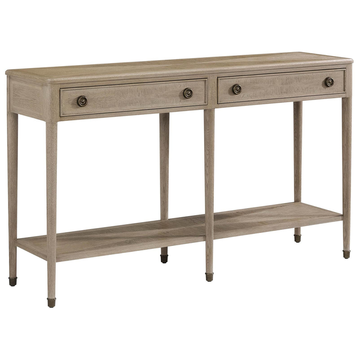 Theodore Alexander Living Kingswell Console Table in Riverwash Oak House of Isabella UK