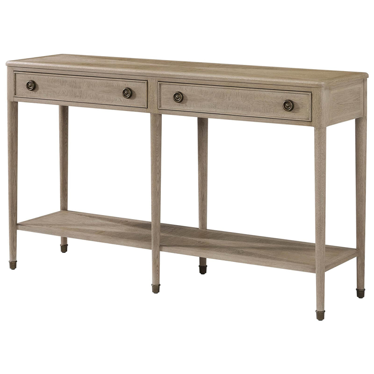 Theodore Alexander Living Kingswell Console Table in Riverwash Oak House of Isabella UK