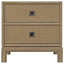 Theodore Alexander Living Montauk 2-Drawer Side Table Dark House of Isabella UK
