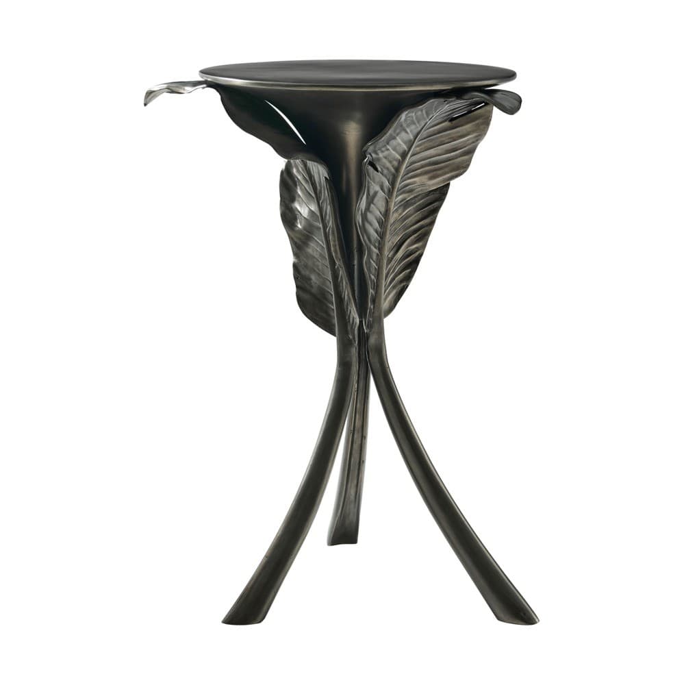 Theodore Alexander Living Ophelia Drinks Table Bronze Finish House of Isabella UK