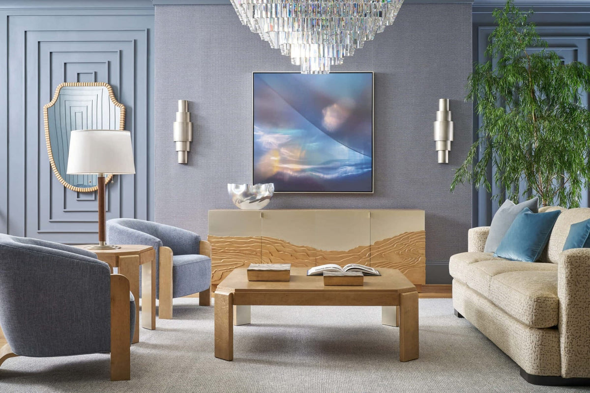 Theodore Alexander Living Origins Square Coffee Table in Sesame House of Isabella UK