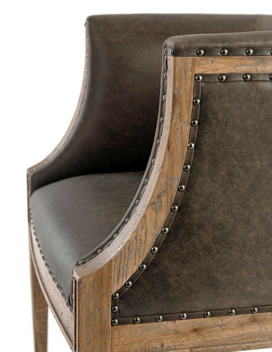 Orlando Accent Chair in Leather.