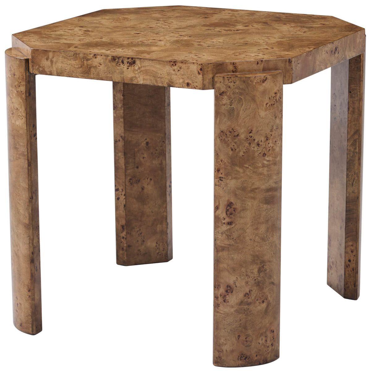 Theodore Alexander Living Perch Burl Side Table House of Isabella UK