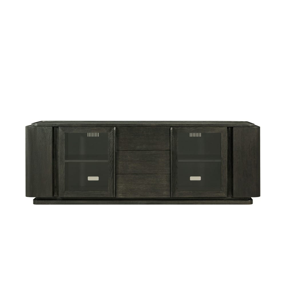 Theodore Alexander Living Repose Glass Door Media Console House of Isabella UK