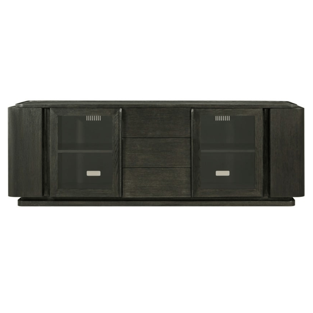 Theodore Alexander Living Repose Glass Door Media Console House of Isabella UK
