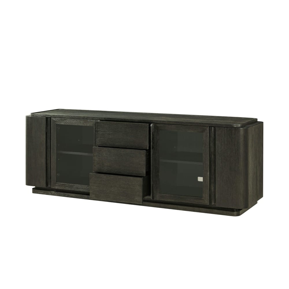 Theodore Alexander Living Repose Glass Door Media Console House of Isabella UK