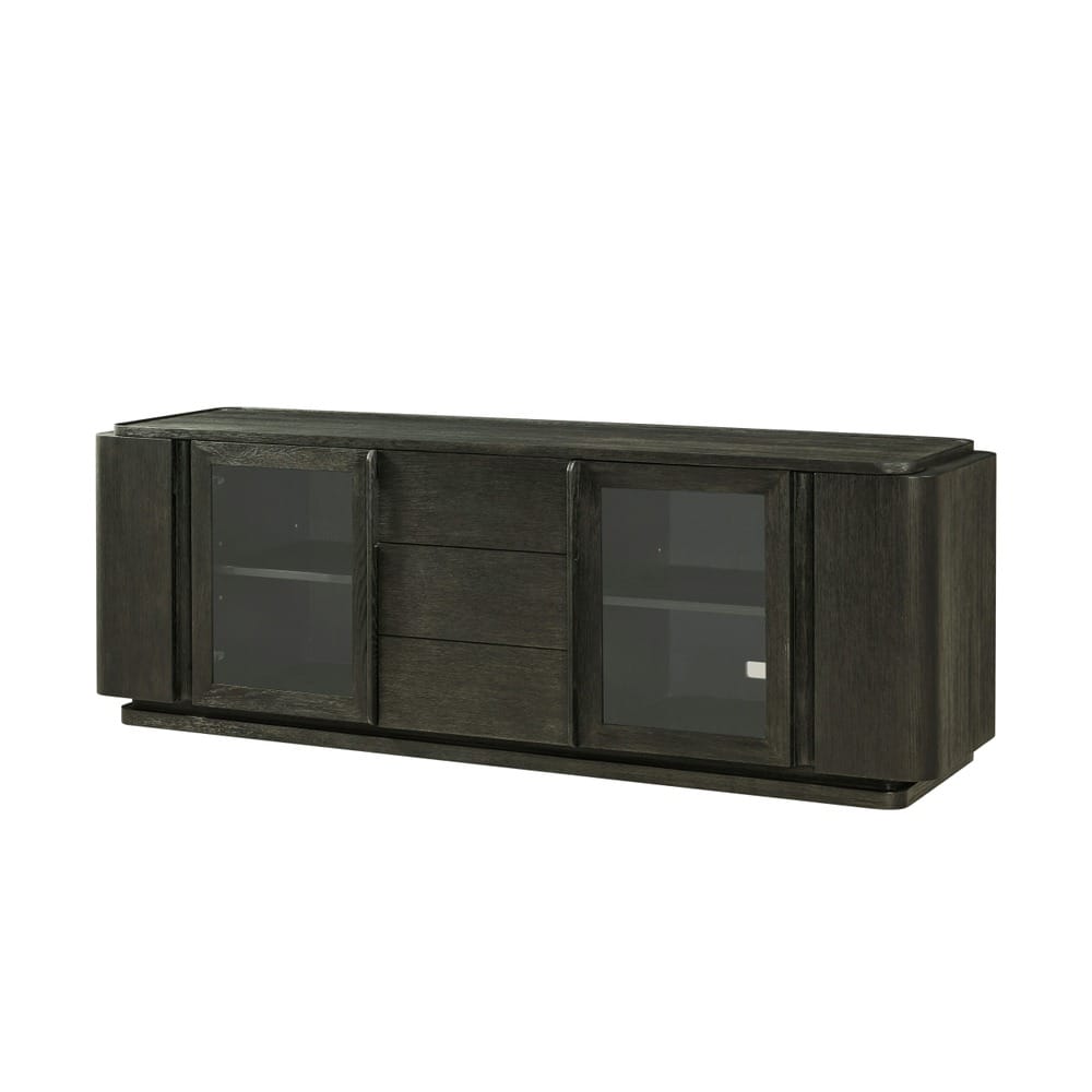 Theodore Alexander Living Repose Glass Door Media Console House of Isabella UK