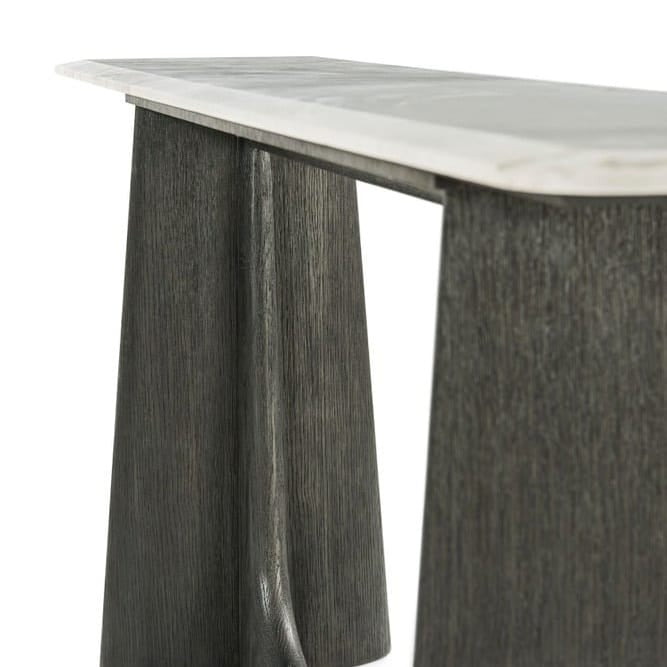 Theodore Alexander Living Repose Wooden Console Table Marble Top House of Isabella UK