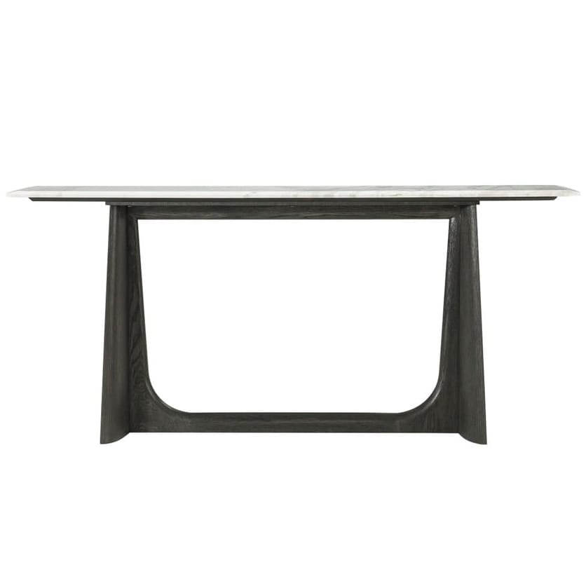 Theodore Alexander Living Repose Wooden Console Table Marble Top House of Isabella UK
