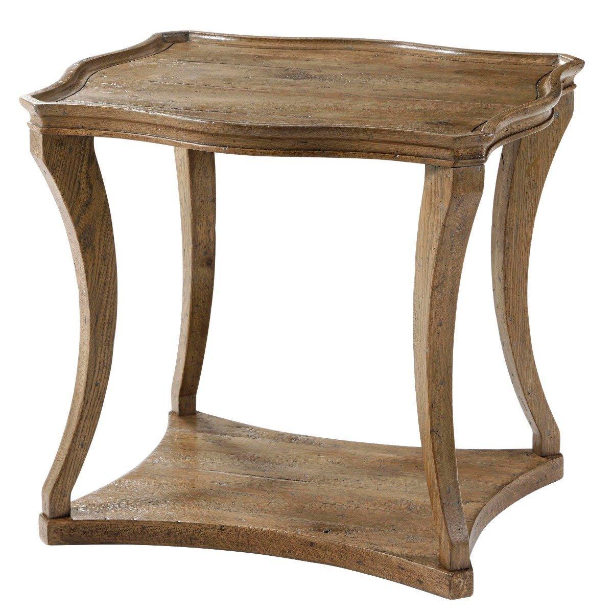 Theodore Alexander Living Serpentine Side Table Ennis in Echo Oak House of Isabella UK