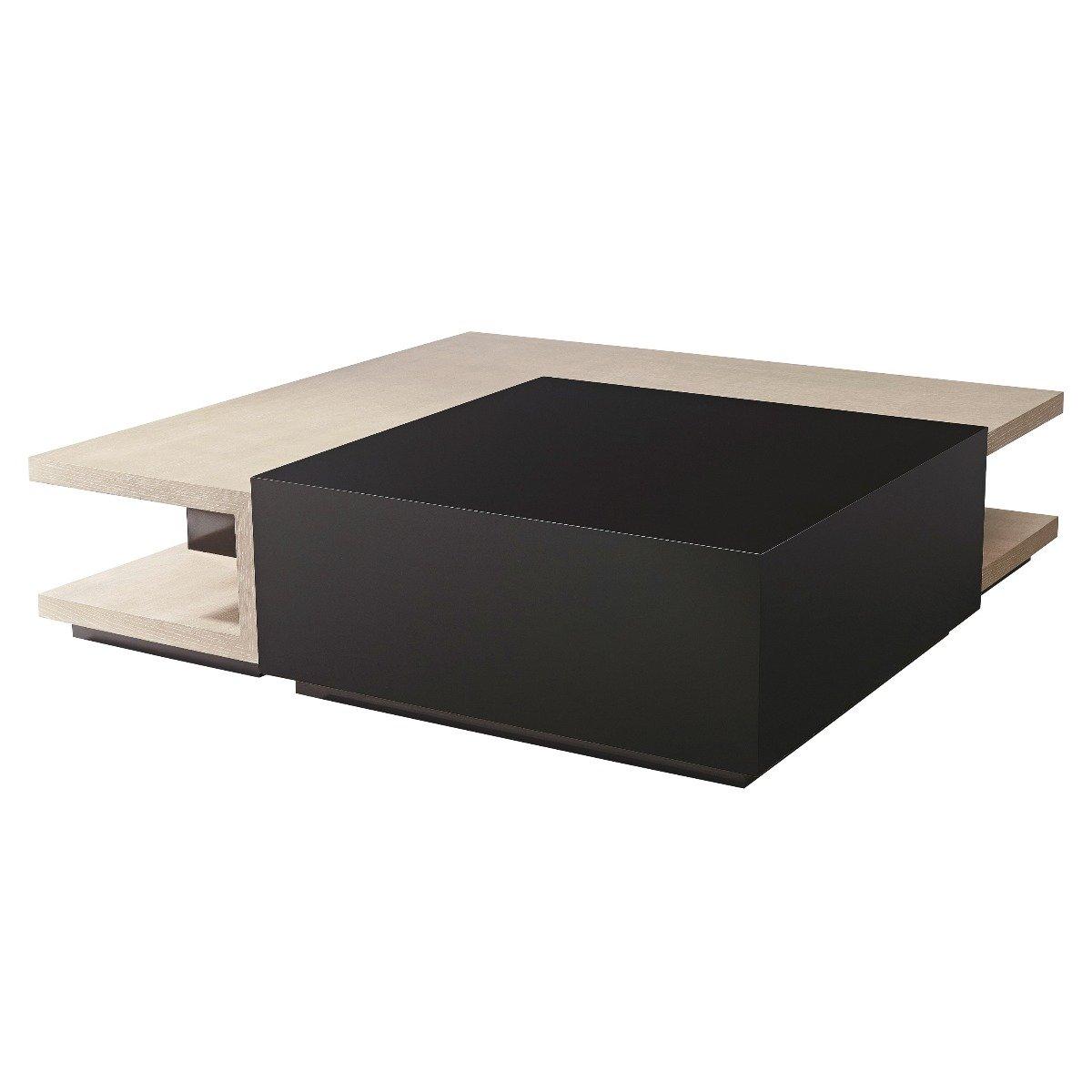 Theodore Alexander Living Square Coffee Table Manchester in Oak & Cava Lacquer House of Isabella UK