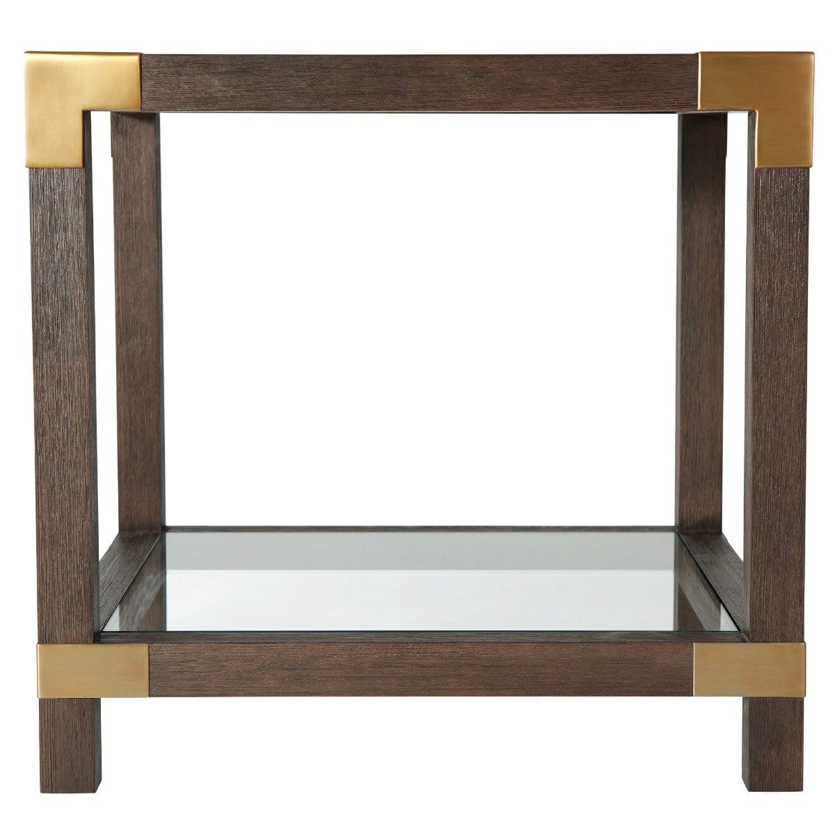 Theodore Alexander Living Square Side Table Rayan in Cardamon House of Isabella UK