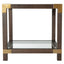 Theodore Alexander Living Square Side Table Rayan in Cardamon House of Isabella UK