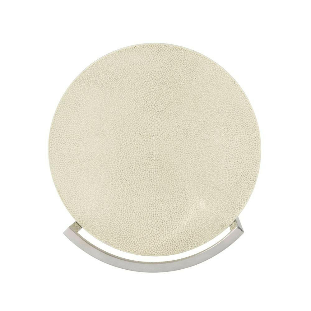 Ta Studio Accent Table Alistair in Overcast Finish.