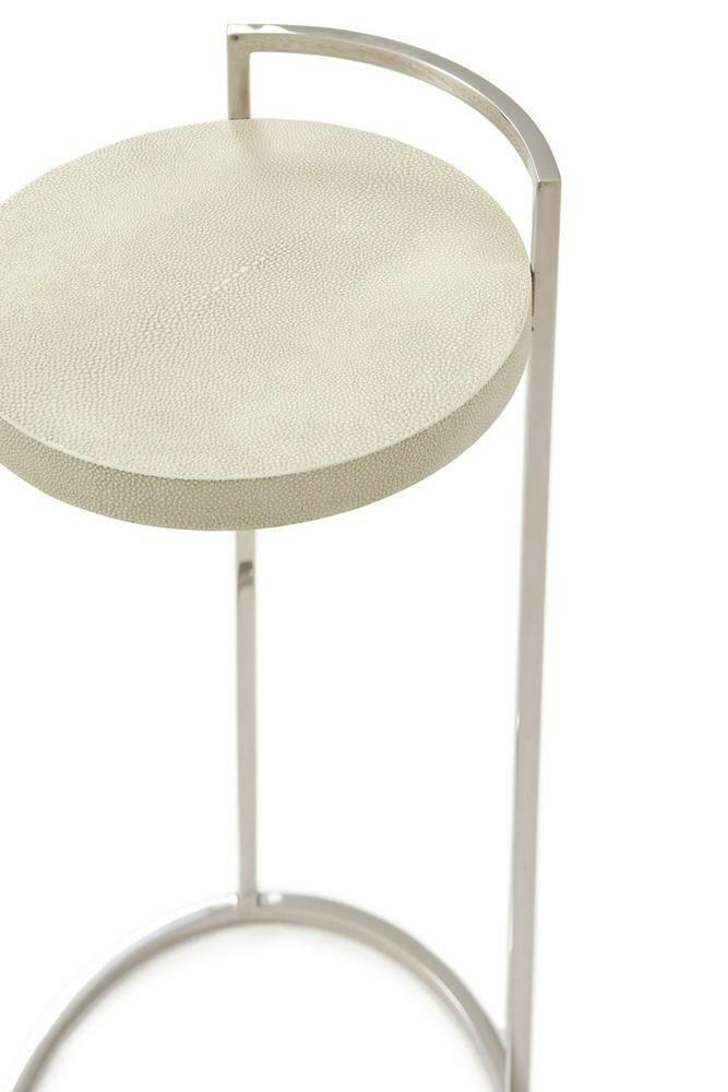 Ta Studio Accent Table Alistair in Overcast Finish.