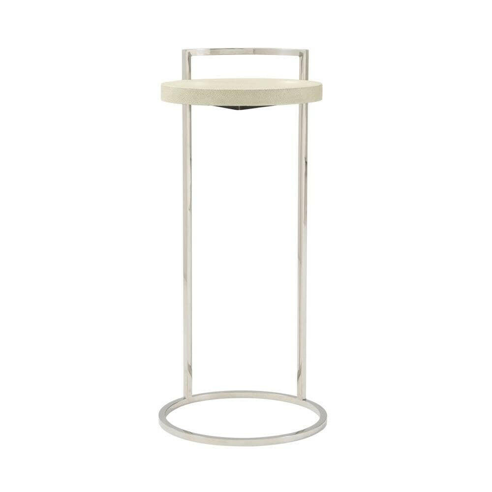 Ta Studio Accent Table Alistair in Overcast Finish.