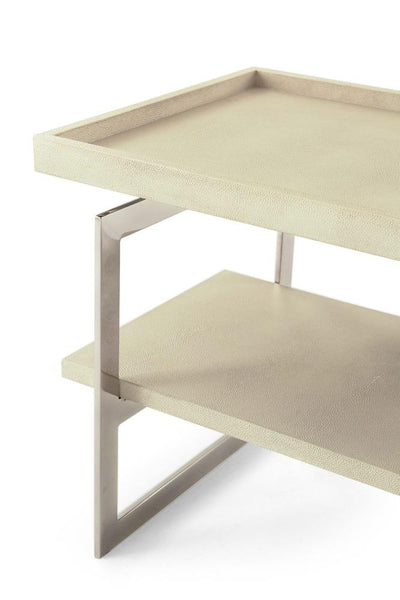 Theodore Alexander Living Ta Studio Side Table Landry in Overcast Finish House of Isabella UK