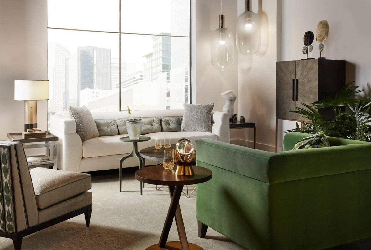 Ta Studio Side Table Landry in Tempest Finish.