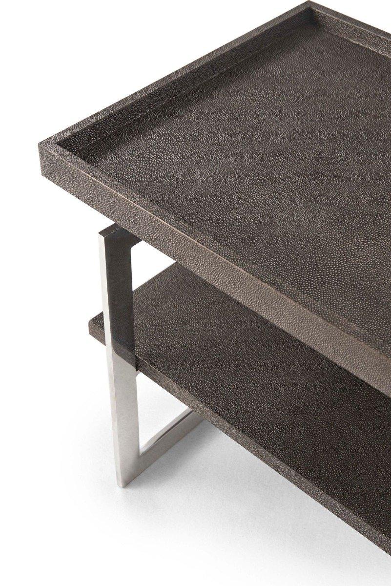 Theodore Alexander Living Ta Studio Side Table Landry in Tempest Finish House of Isabella UK