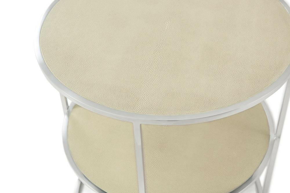 Ta Studio Side Table Tripp in Overcast Embossed.