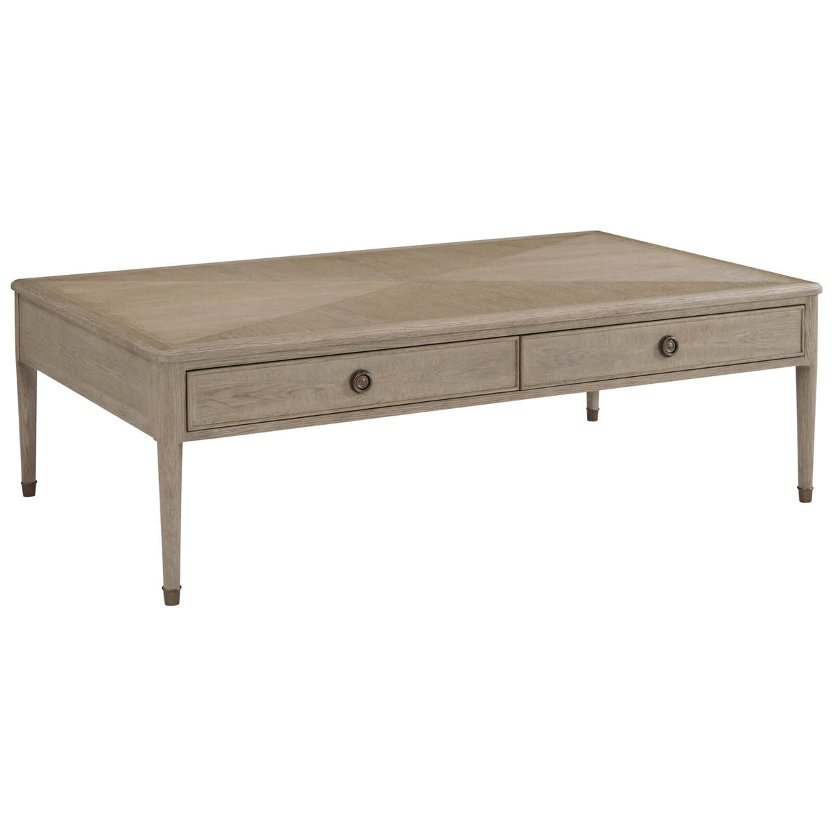 Theodore Alexander Living Thistlewood Storage Coffee Table in Riverwash Oak House of Isabella UK