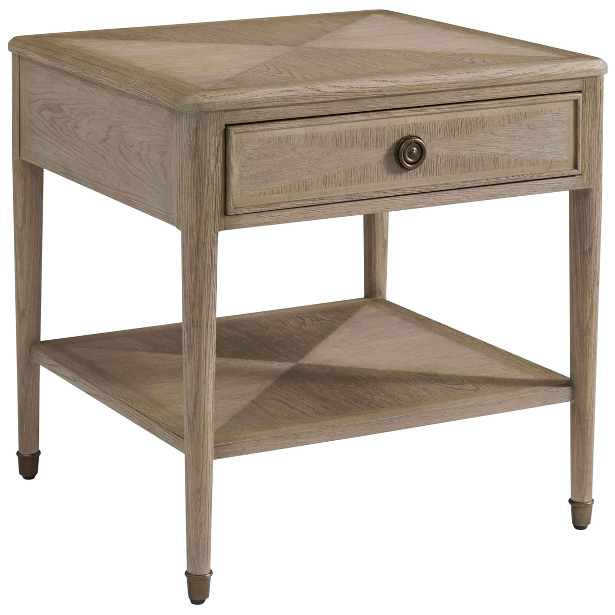 Theodore Alexander Living Westbrook Side Table in Riverwash Oak House of Isabella UK