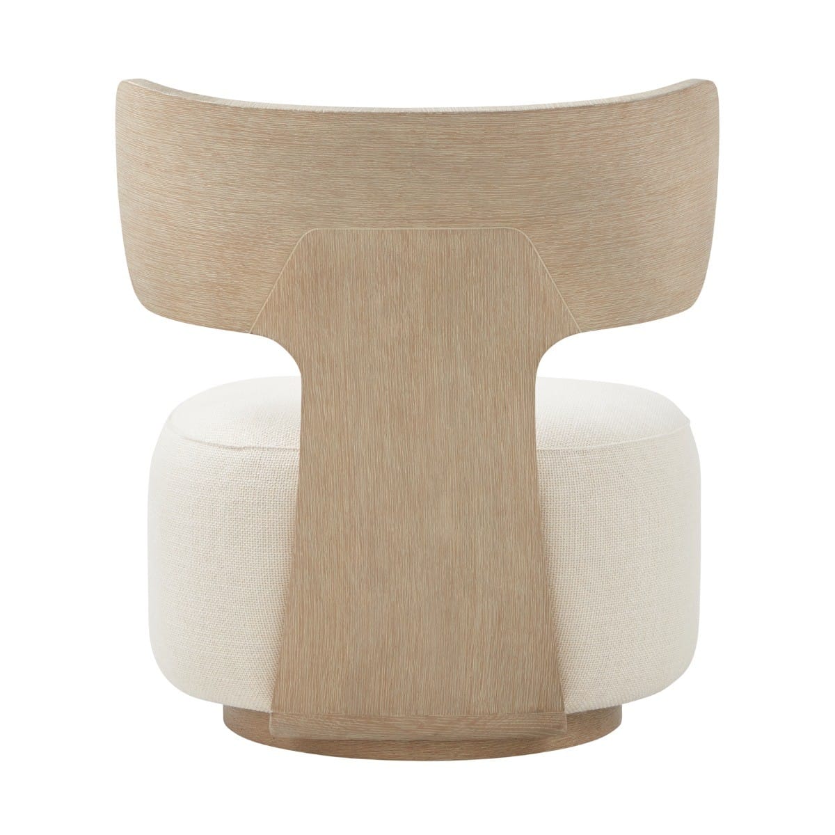 Theodore Alexander Living Wooden Upholstered Swivel Chair House of Isabella UK