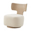Theodore Alexander Living Wooden Upholstered Swivel Chair House of Isabella UK